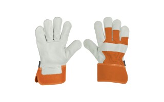 Guantes de Cuero y Loneta Truper 14245  Guantes de Cuero y Loneta Truper 14245