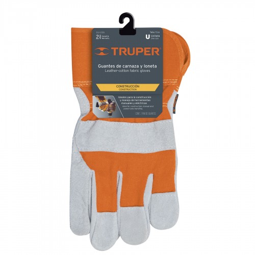 Guantes de Cuero y Loneta Truper 14245 