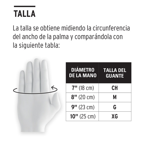 Guante Manejo de Quimicos Truper 14271 Caucho G