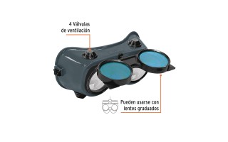 Anteojos para Soldar Truper 14282 6 sombras Anteojos para Soldar Truper 14282 6 sombras