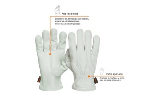 Guantes Uso General Truper 14286 Piel de Cabra Guantes Uso General Truper 14286 Piel de Cabra