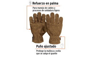 Guante Electricista Truper 14289 Cuero