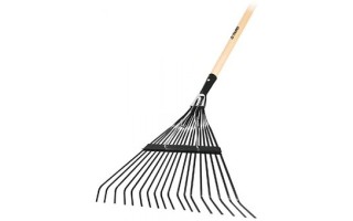 Escoba de Jardin Truper 14326 Metal Reforzado 18di con mango Escoba de Jardin Truper 14326 Metal Reforzado 18di con mango