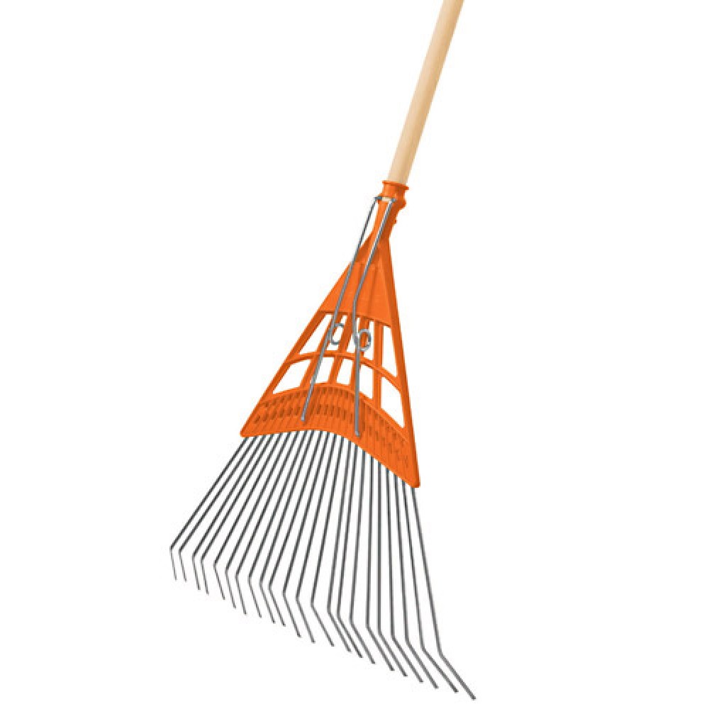 Escoba de Jardin Truper 14332 Metal/Plastico 22di con mango