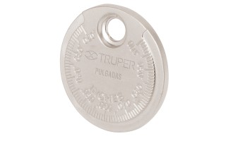 Calibre para Bujías Truper 14398 0,6mm-2,4mm Moneda Calibre para Bujías Truper 14398 0,6mm-2,4mm Moneda