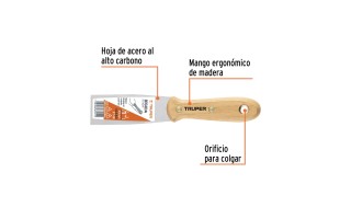 Espátula Rígida Truper 14440 1'' 25mm Espátula Rígida Truper 14440 1'' 25mm
