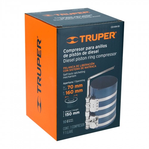 Compresor de Anillos Diesel Truper 14522 70-160mm