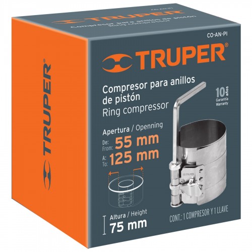 Compresor de Anillos Pistón Truper 14536 55-125mm