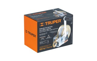 Malacate Truper 14720 650kg 9m Malacate Truper 14720 650kg 9m