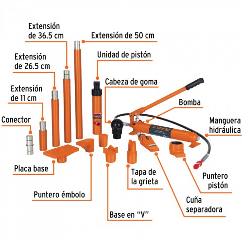 Power Hidráulico Truper 14841 10Tn