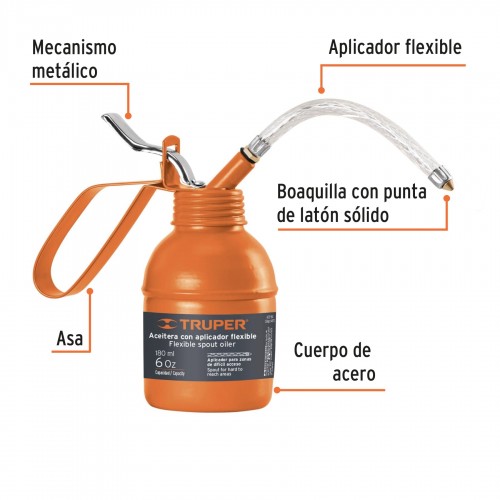 Aceitera Truper 14870 Flexible 180ml