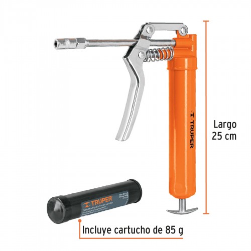 Engrasador Manual Truper 14911 3oz (85g) 3000psi + cartucho 85g