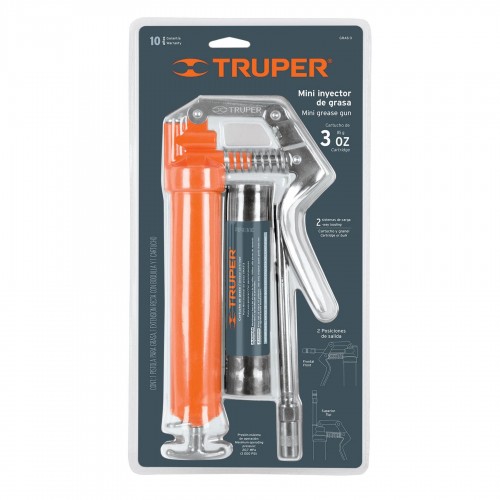 Engrasador Manual Truper 14911 3oz (85g) 3000psi + cartucho 85g