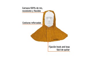 Capucha de Cuero Truper 15145 para Soldar Capucha de Cuero Truper 15145 para Soldar