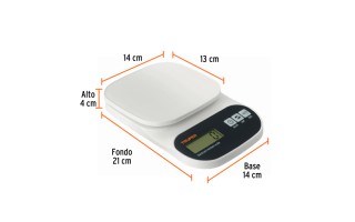 Balanza Digital de Cocina Truper 15161 5kg Balanza Digital de Cocina Truper 15161 5kg