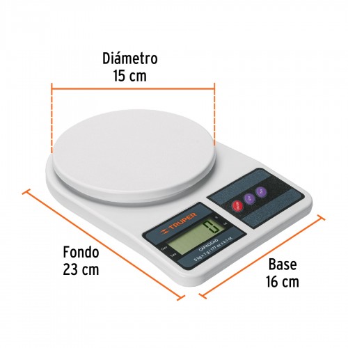 Balanza Digital de Cocina Truper 15161 5kg