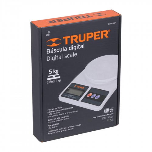 Balanza Digital de Cocina Truper 15161 5kg