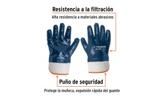 Guantes Algodón Truper 15245 Recubierto c/ Nitrilo