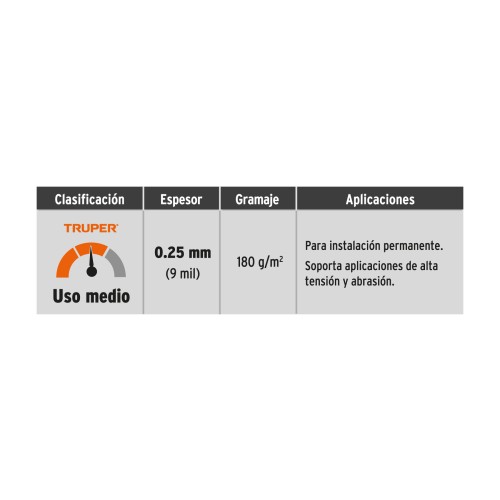 Carpa Lona Truper 15366 5x6m Gris