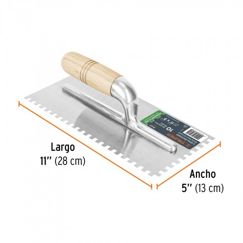 Llana Dentada Truper 15404 Metal 11x5"