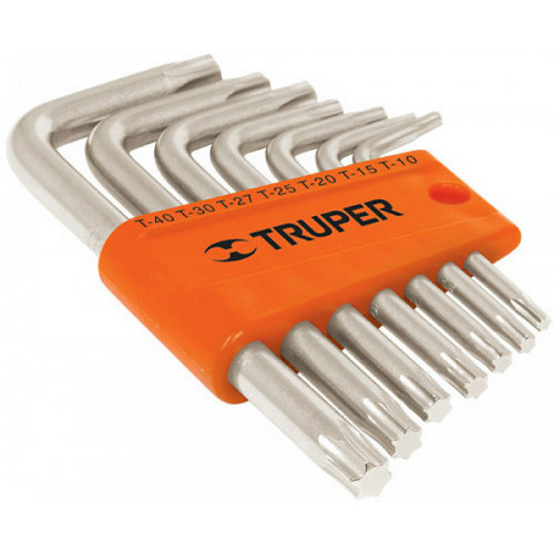 Llaves Torx Truper 15552 7pzs T10-T40