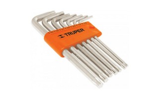 Llaves Torx Largas Truper 15553 7pzs T10-T40 Llaves Torx Largas Truper 15553 7pzs T10-T40