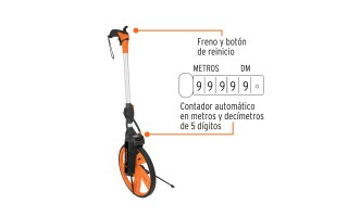Rueda de Medicion Truper 15831 9999,9m Rueda de Medicion Truper 15831 9999,9m