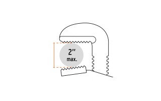 Llave para Caño tipo Americano Truper 15839 18" 2" Llave para Caño tipo Americano Truper 15839 18" 2"