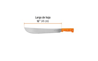 Machete Truper 15884 16'' 41cm Pulido Machete Truper 15884 16'' 41cm Pulido