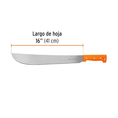 Machete Truper 15884 16'' 41cm Pulido