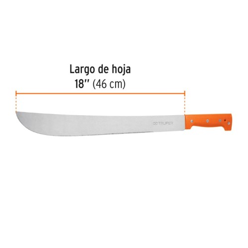 Machete Truper 15892 18'' 46cm Pulido