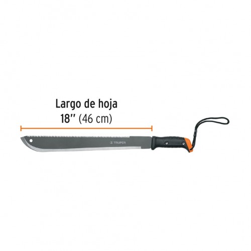 Machete con Serrucho Truper 15893 18"