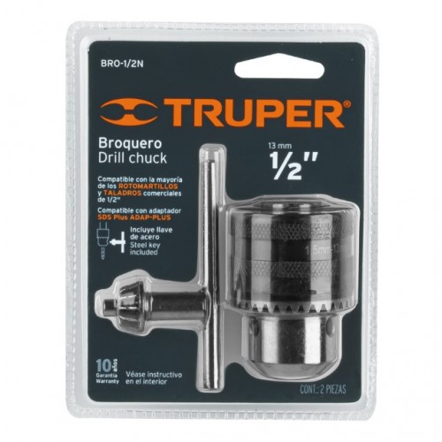 Mandril Truper 16478 1/2" c/ Llave