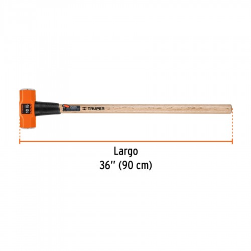 Mazo Truper 16512 Octogonal 10lb (4,5kg) mango Madera