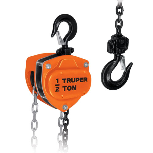 Aparejo Truper 16823 500kg 3m