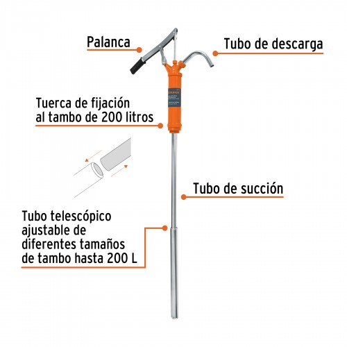 Bomba de Aceite Manual Truper 16857 0,3L/bb