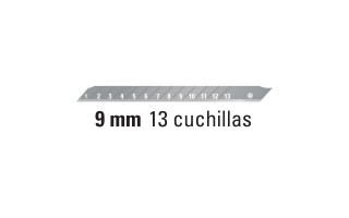 Hojas de Repuesto para Cutter Truper 16962 9mm 10u Hojas de Repuesto para Cutter Truper 16962 9mm 10u