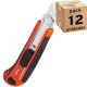 Cutter Truper 16977 18mm 6" con Grip x12u