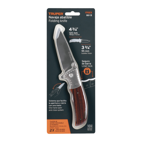 Navaja Plegable Truper 17023 22cm