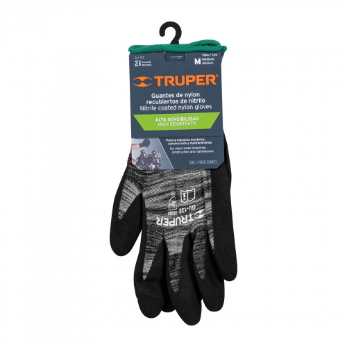 Guantes Truper 17064 Recubierto con Nitrilo M