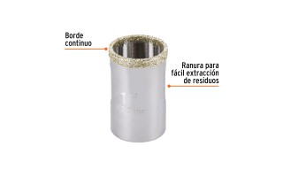 Sierra Corona Truper 17126 Diamante Continuo 1"