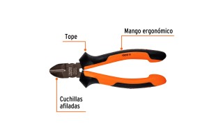 Pinza de Corte Diagonal Truper 17331 6" Pinza de Corte Diagonal Truper 17331 6"