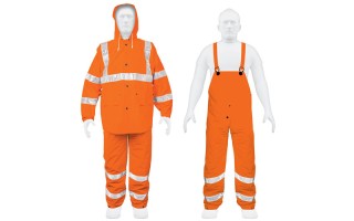 Traje Impermeable Truper 17408 Reflectivo Naranja M Traje Impermeable Truper 17408 Reflectivo Naranja M