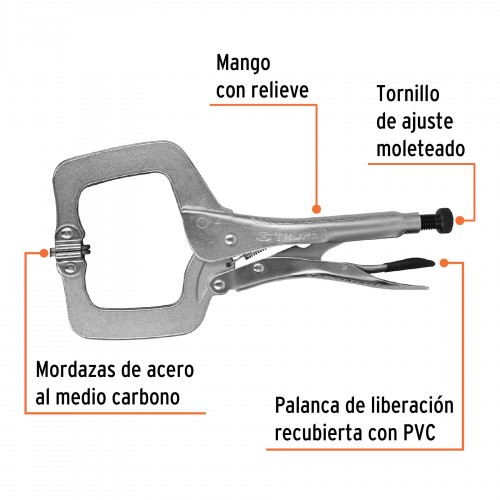 Pinza Presión Truper 17427 tipo C