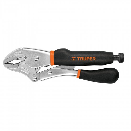 Pinza Presión Truper 17436 Curva 10'' Comfort Grip