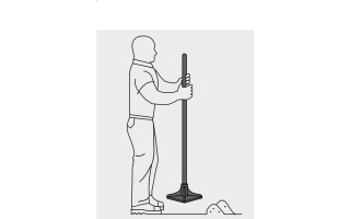 Pisón Truper 17472 8x8" 4,9kg con mango 119cm