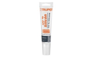 Silicona Truper 17562 100% Silicón 85g Translúcido