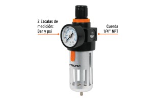 Filtro Regulador de Aire Truper 18238 0-140psi Filtro Regulador de Aire Truper 18238 0-140psi