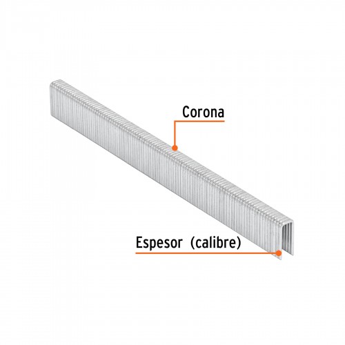 Grapas Truper 18270 p/ Grapadora Neum. Cal. 18 1/2"