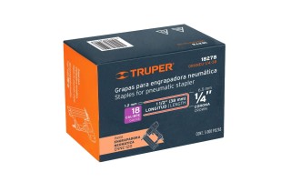 Grapas Truper 18278 p/ Grapadora Neum. 1/4 1.1/2" x5000u